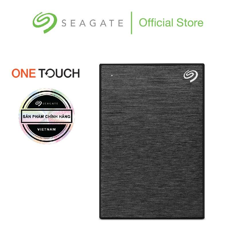 Ổ Cứng Di Động Hdd Seagate One Touch 2Tb 2.5 Usb 3.0 Phục Hồi Dữ Liệu Rescuehàng Chính Hãng - Đen