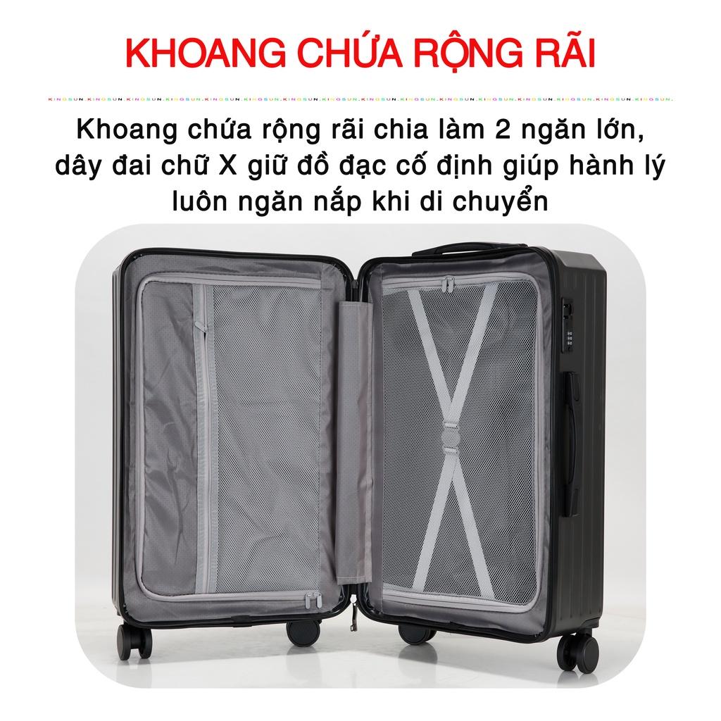 Vali Hộp Kéo Thời Trang Siêu To, Chống Va Đập KS-P37 Size 20