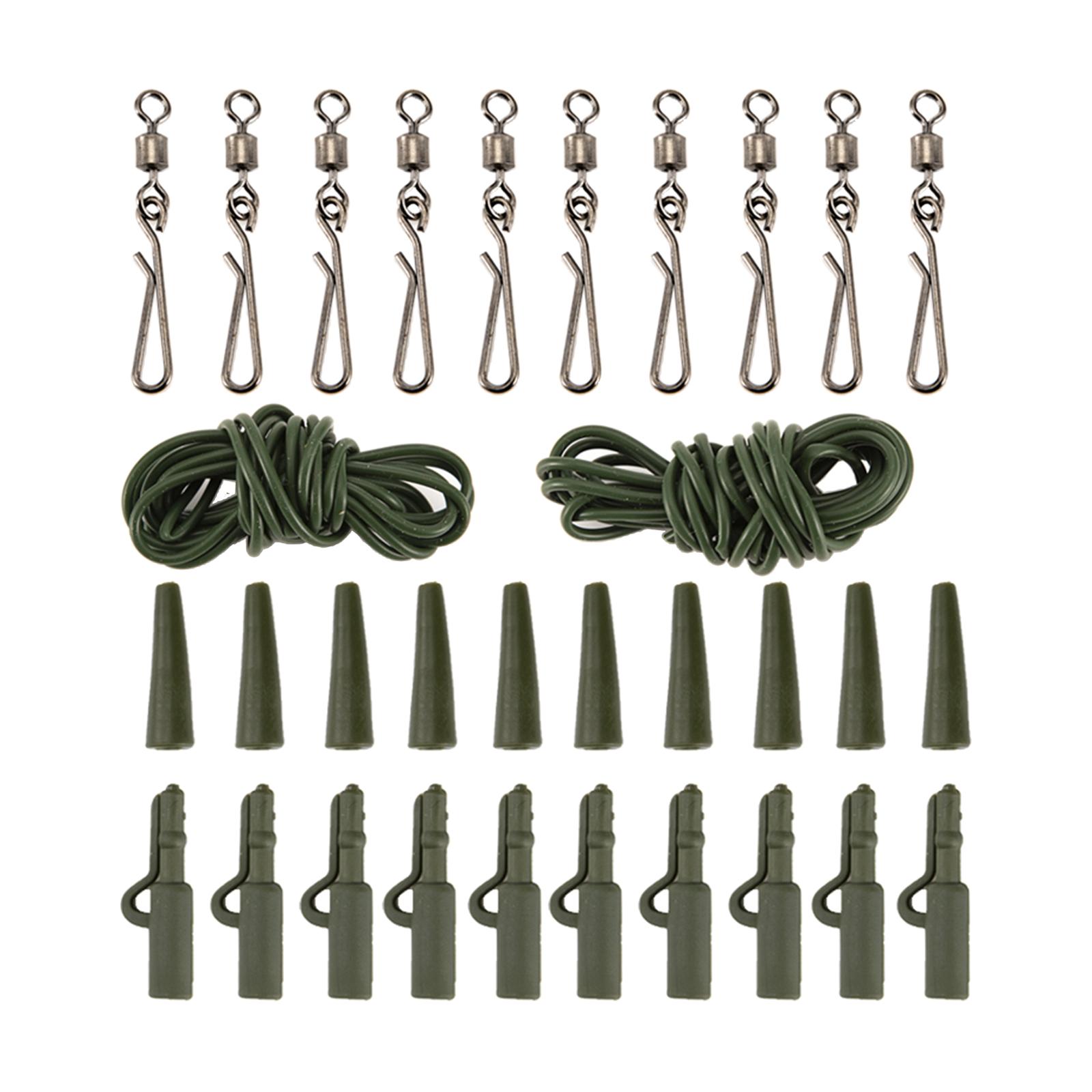 32 in 1 Durable Carp Fishing Tackles Sea Fishing Rolling Swivels Terminal Tackle Gift for Angler