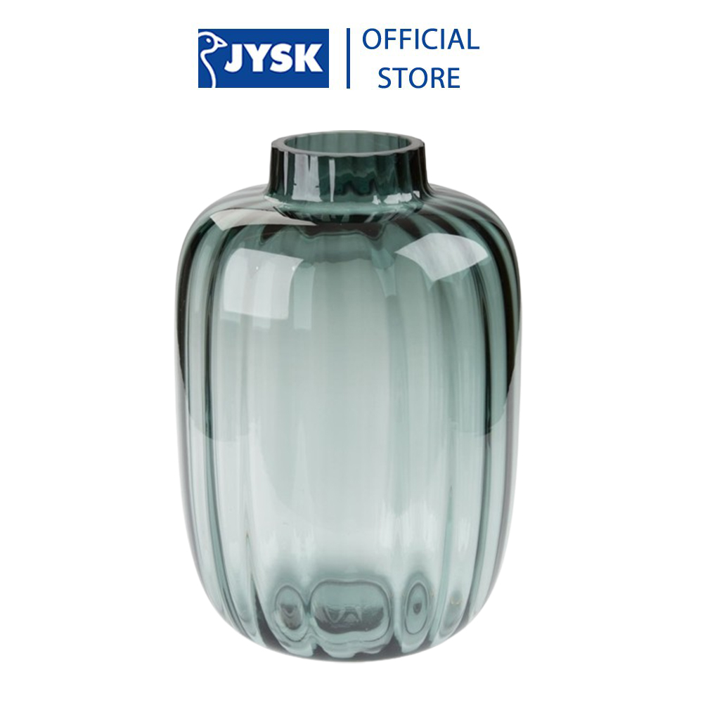 Lọ hoa | JYSK Knud | thủy tinh | xám | DK21xC29cm