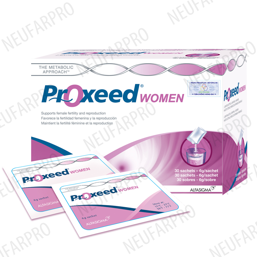 Thực phẩm bảo vệ sức khỏe Proxeed Women hỗ trợ sức khỏe sinh sản nữ giới