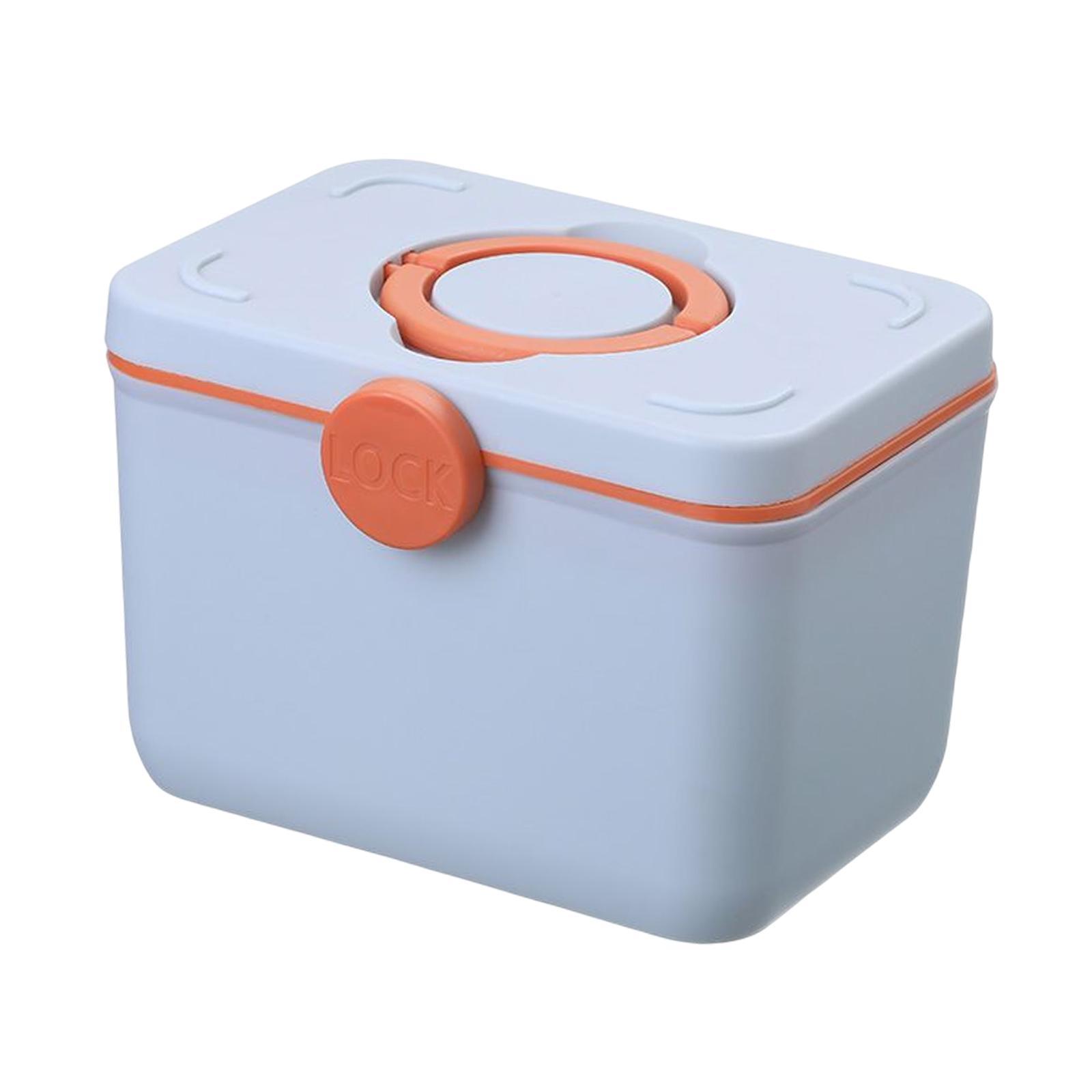 First Aid Kit Container Organizer Storage Box Container for Outdoor Office Car Camping