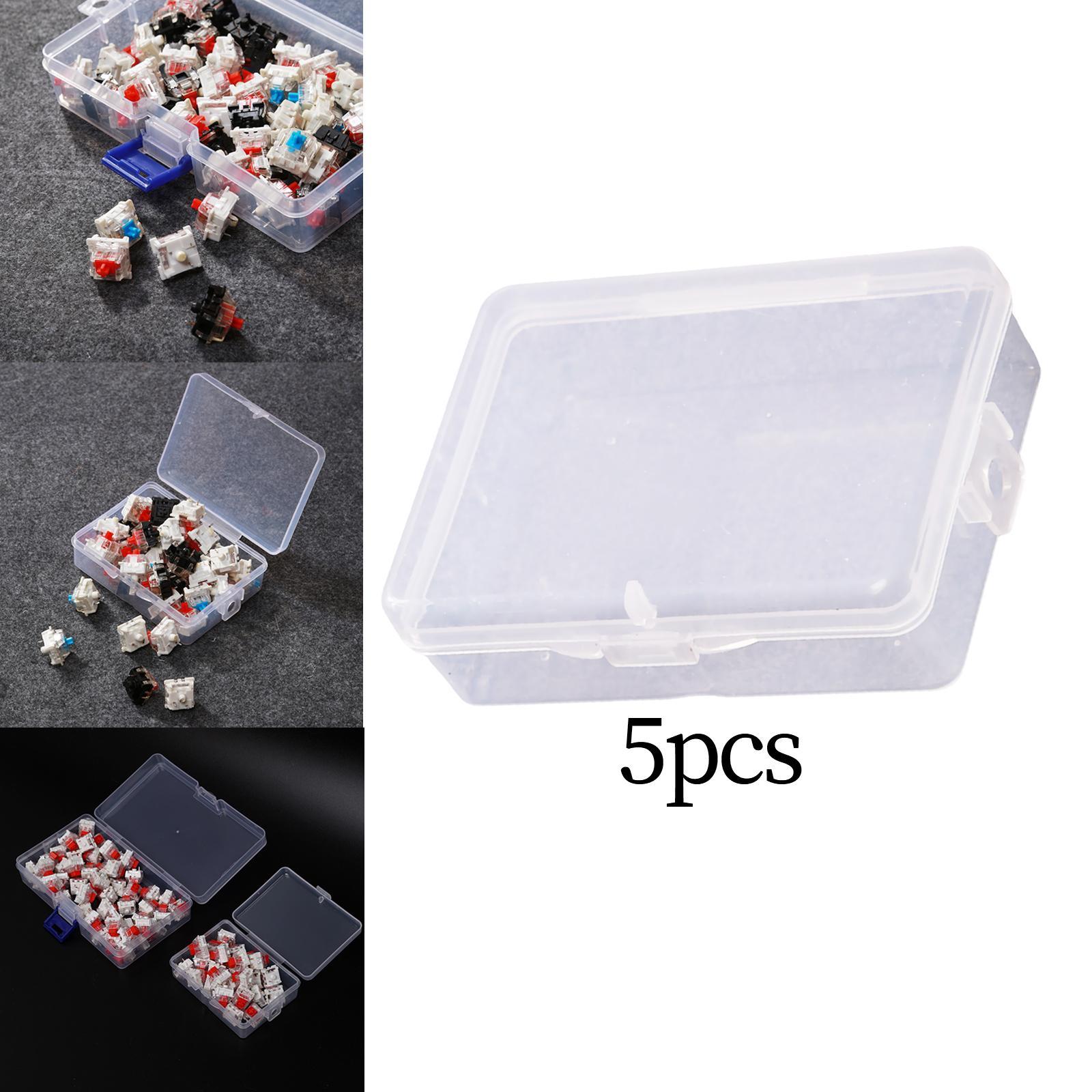 5Pcs Mechanical Keyboard Switch Storage Box Stackable for Keyboard DIY