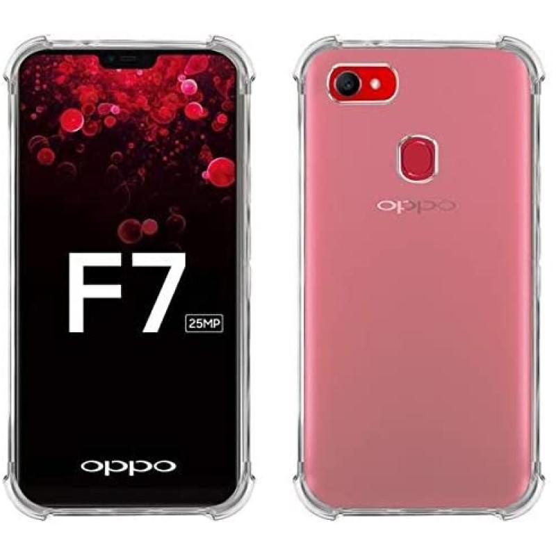 Ốp lưng cho Oppo F7 chống sốc trong suốt phát sáng khi bật led