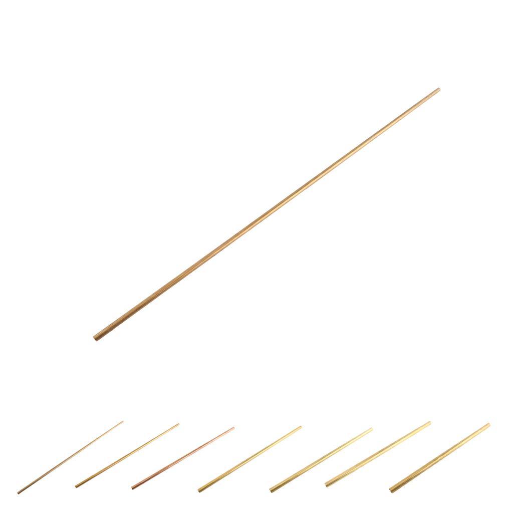 2x Brass Tube Pipe Tubing Round Bar Rod Long 50cm Wall 1mm Tube Pipe Set 6mm