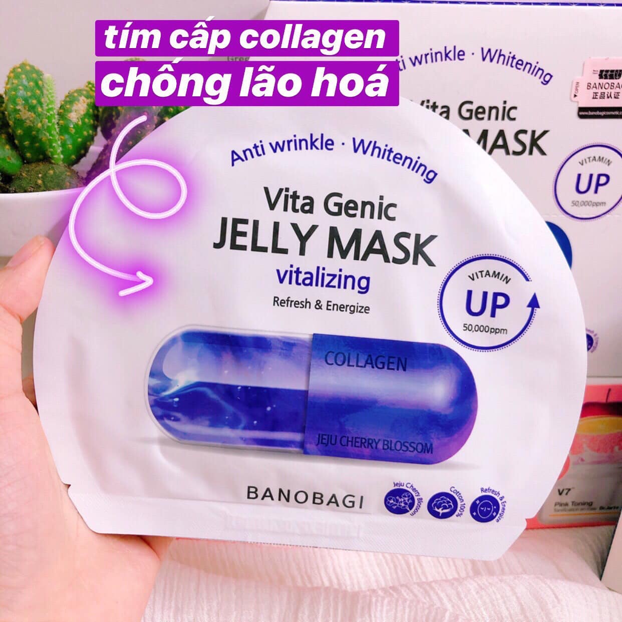 Mặt Nạ Giấy Giàu Vitamin Banobagi Vita Genic Jelly Mask 30ml
