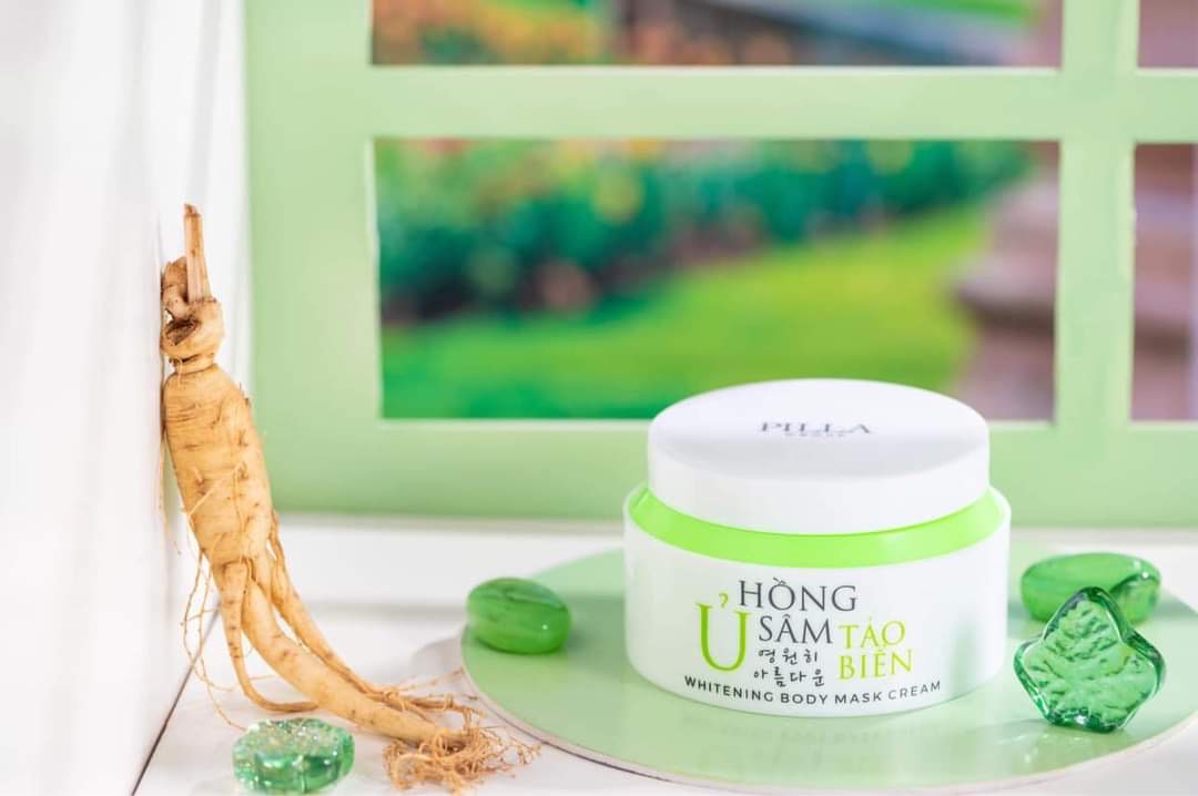 Ủ Hồng Sâm Tảo Biển (Whitening Body Mask Cream)