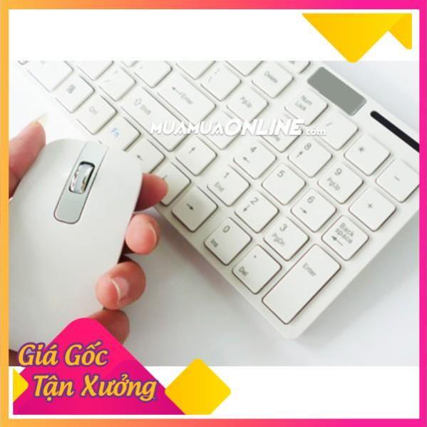 Bộ Bàn Phím Và Chuột Không Dây Lớn Siêu Mỏng Có Phím Số TP'S