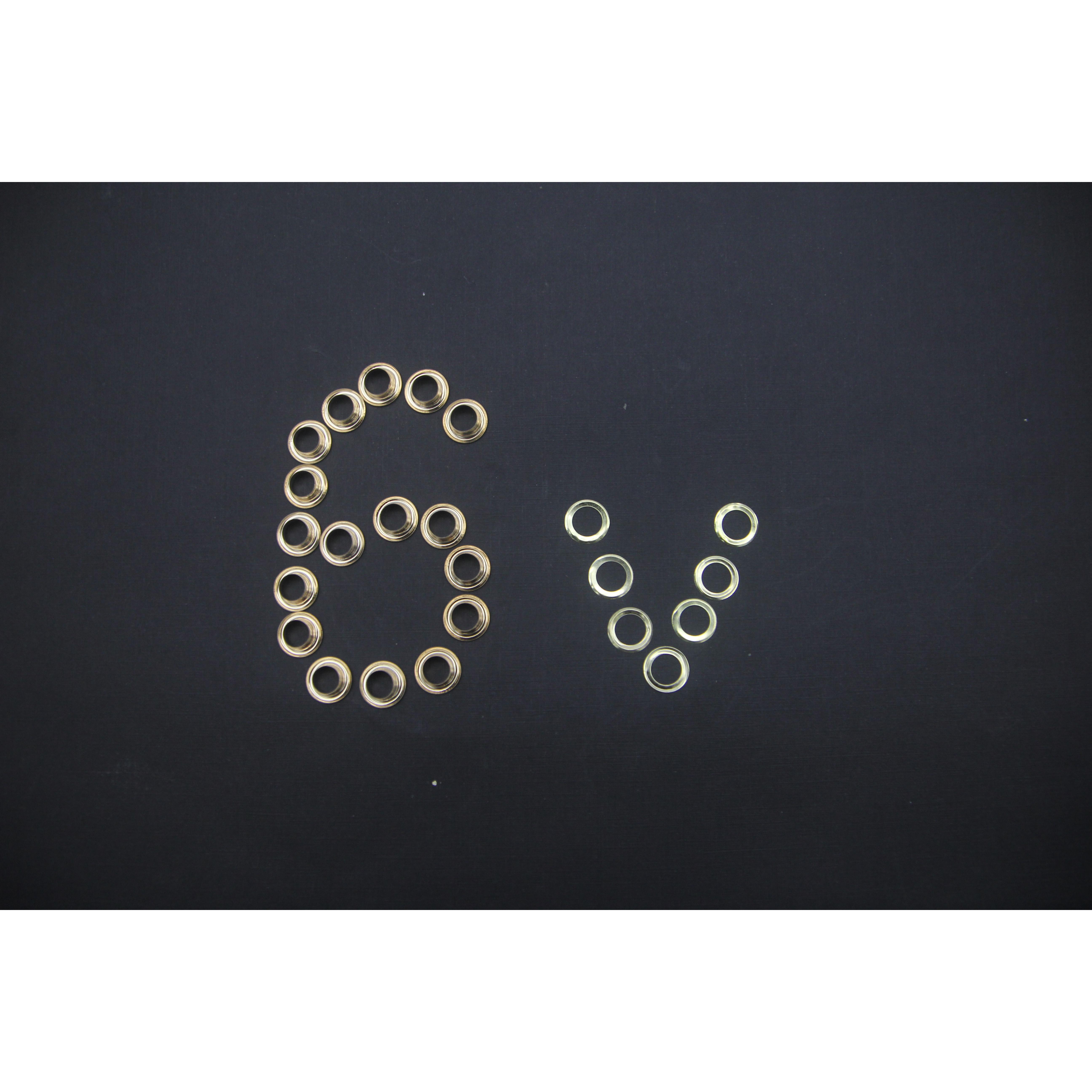 Khoen ô rê 6mm vàng túi 100 cặp