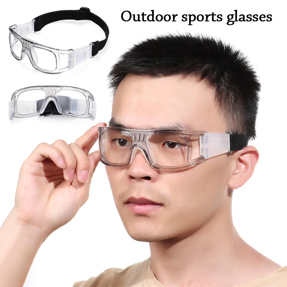 Kính bóng rổ Kính mắt thể thao Kính mắt bóng đá Kính chống va chạm Kính tập luyện có thể tháo rời Kính đi xe đạp Color: transparent
