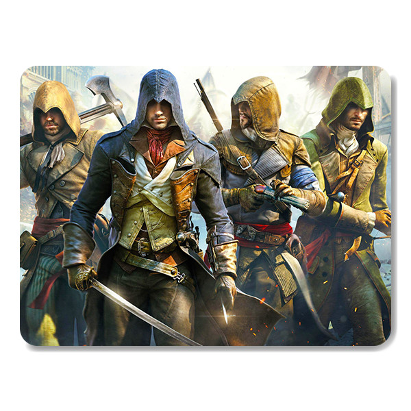 Bàn di chuột in mẫu GAME ASSASIN 1 cỡ 20x24 cm  - Hàng chính hãng