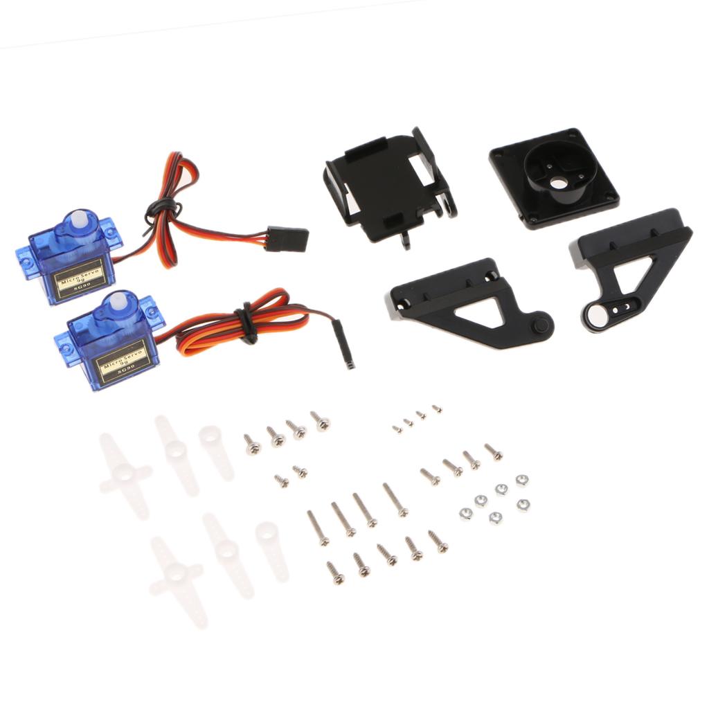 2 Chiếc Động Cơ Servo Camera Chống Rung Nền Tảng Khung Máy Bay