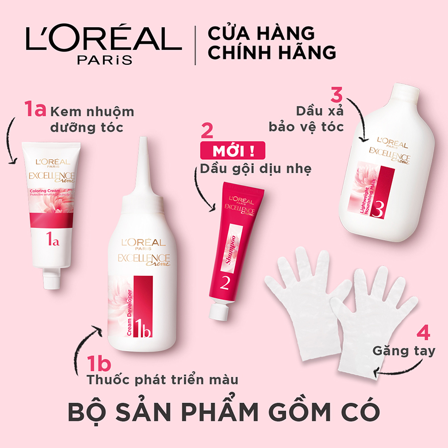 Thuốc Nhuộm Tóc L'oreal Exc Crème (172ml)