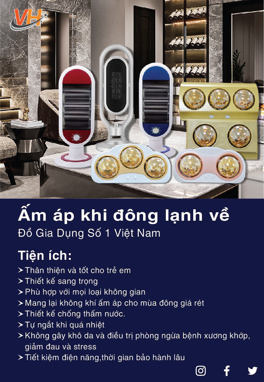 Quạt làm ấm gốm ceramic sưởi ấm - Đèn làm ấm hồng ngoại halogen