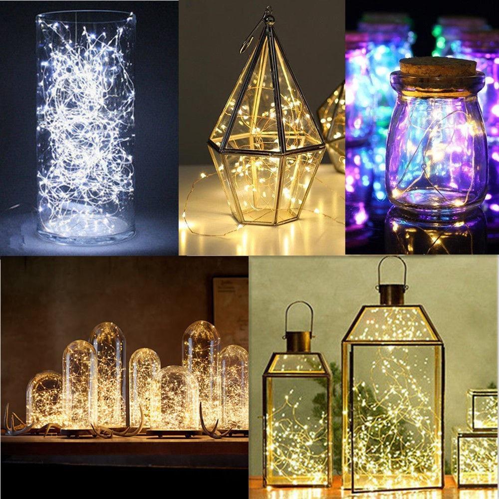Dây Đèn LED Bằng Đồng Sử Dụng Pin Dùng Trang Trí Nhà Cửa