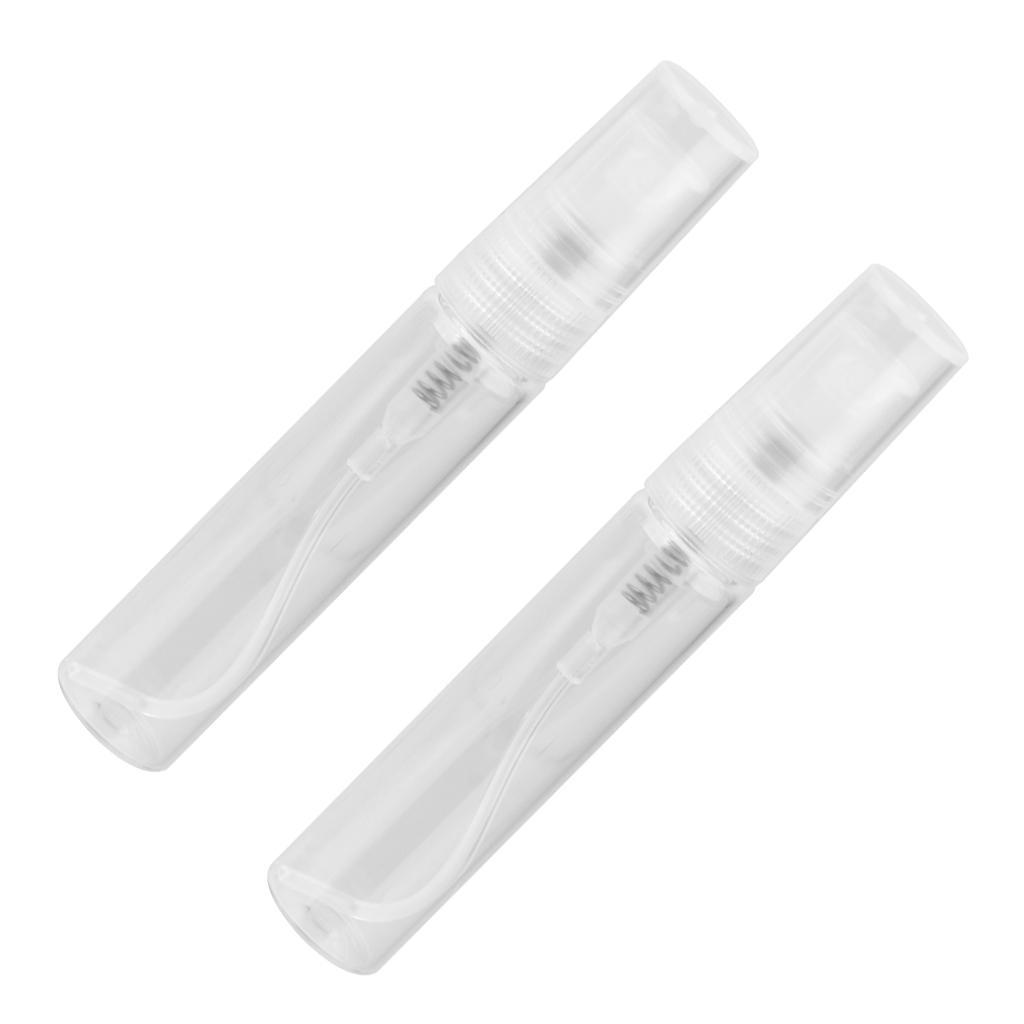 2PCS 5ml Empty Spray Bottle Perfume Atomizer Travel Sample Refill Container