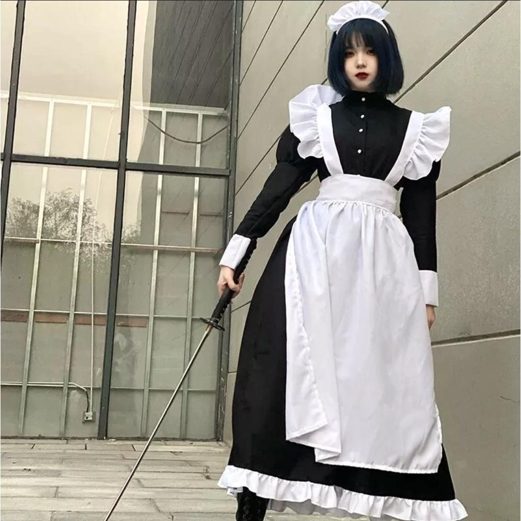 Maid cosplay - Váy hầu gái Lolita kiểu Nhật đáng yêu