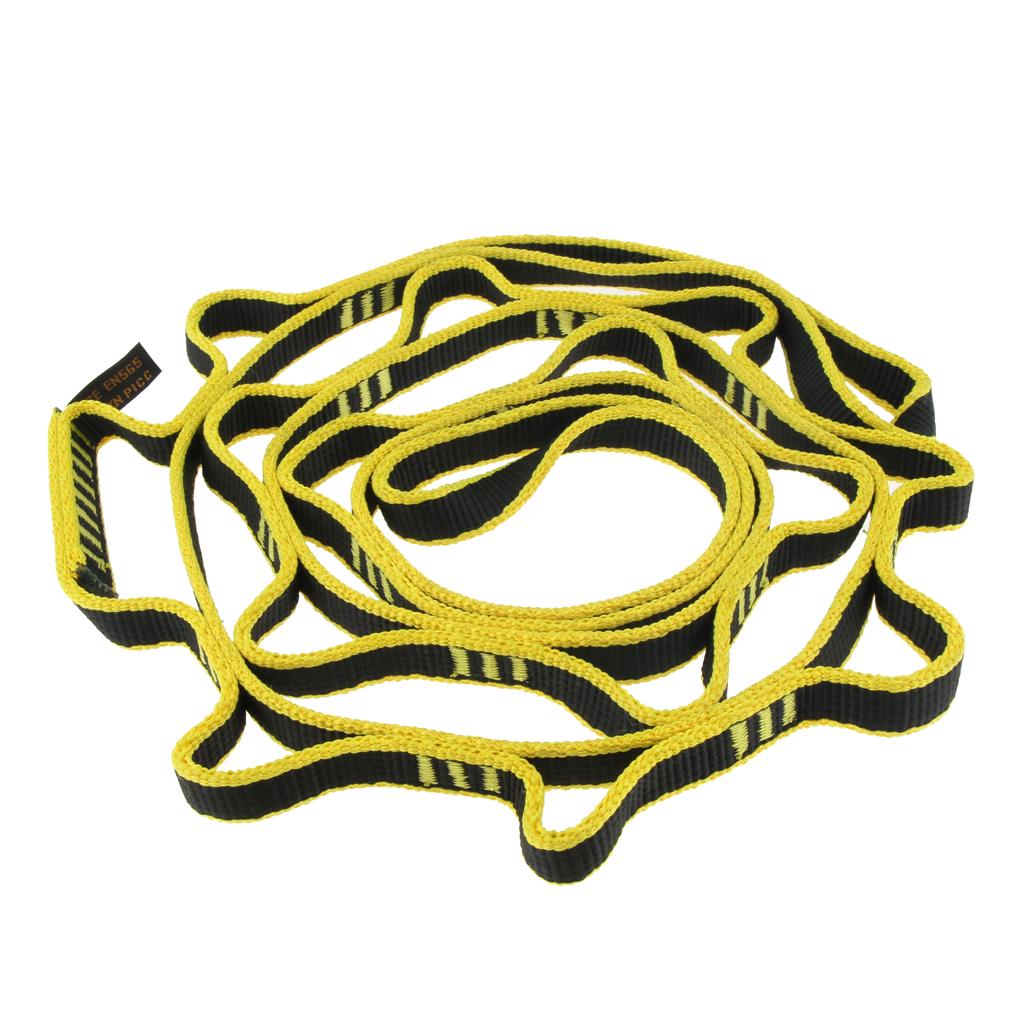 22KN Safety Rock Climbing Yoga Swing Hammock Nylon Daisy Chain