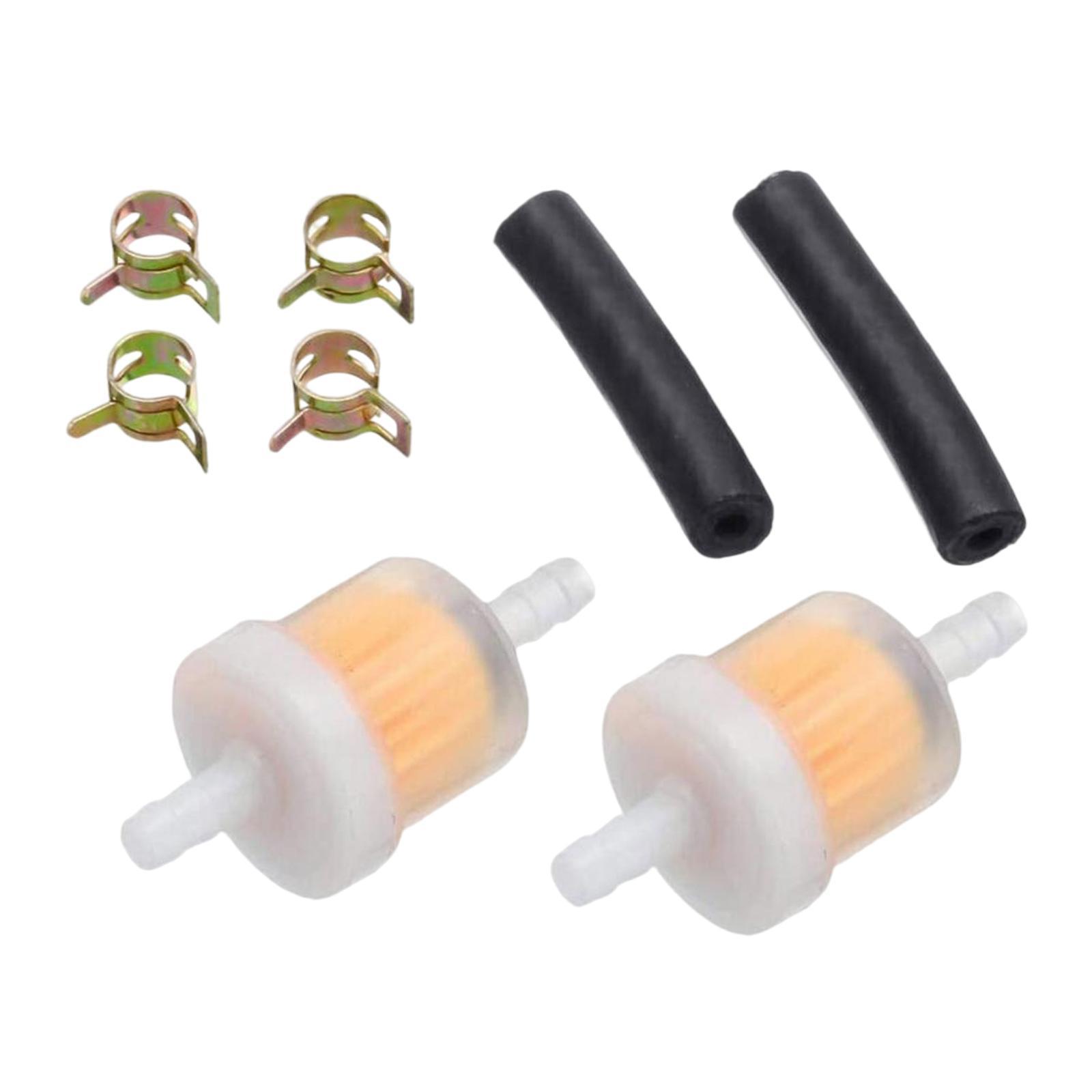 8Pcs Universal Car in Line Filter Kit for  Accessories