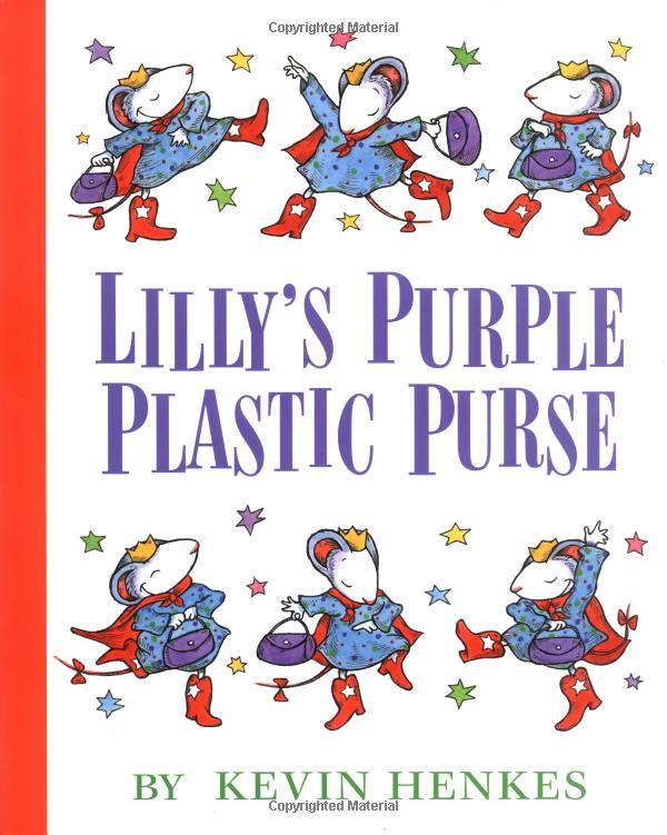 Lillys Purple Plastic Purse