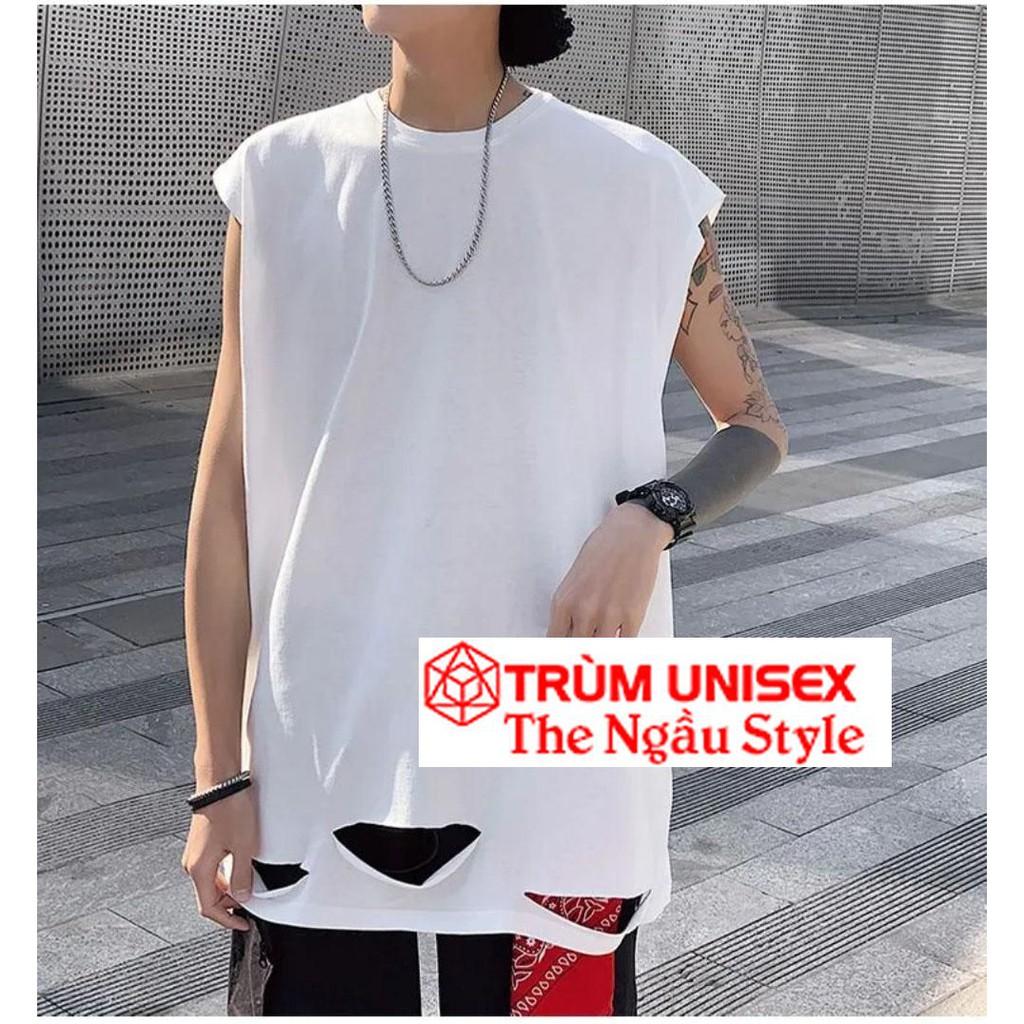 Áo thun Ba lỗ Tanktop TORN rách chất Unisex aothununisex aophongnam