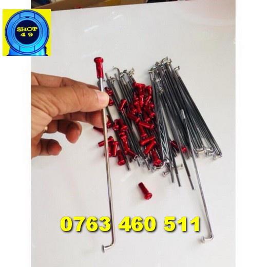 Căm mạ chân đỏ 1 cặp sirius trước đĩa sau đùm