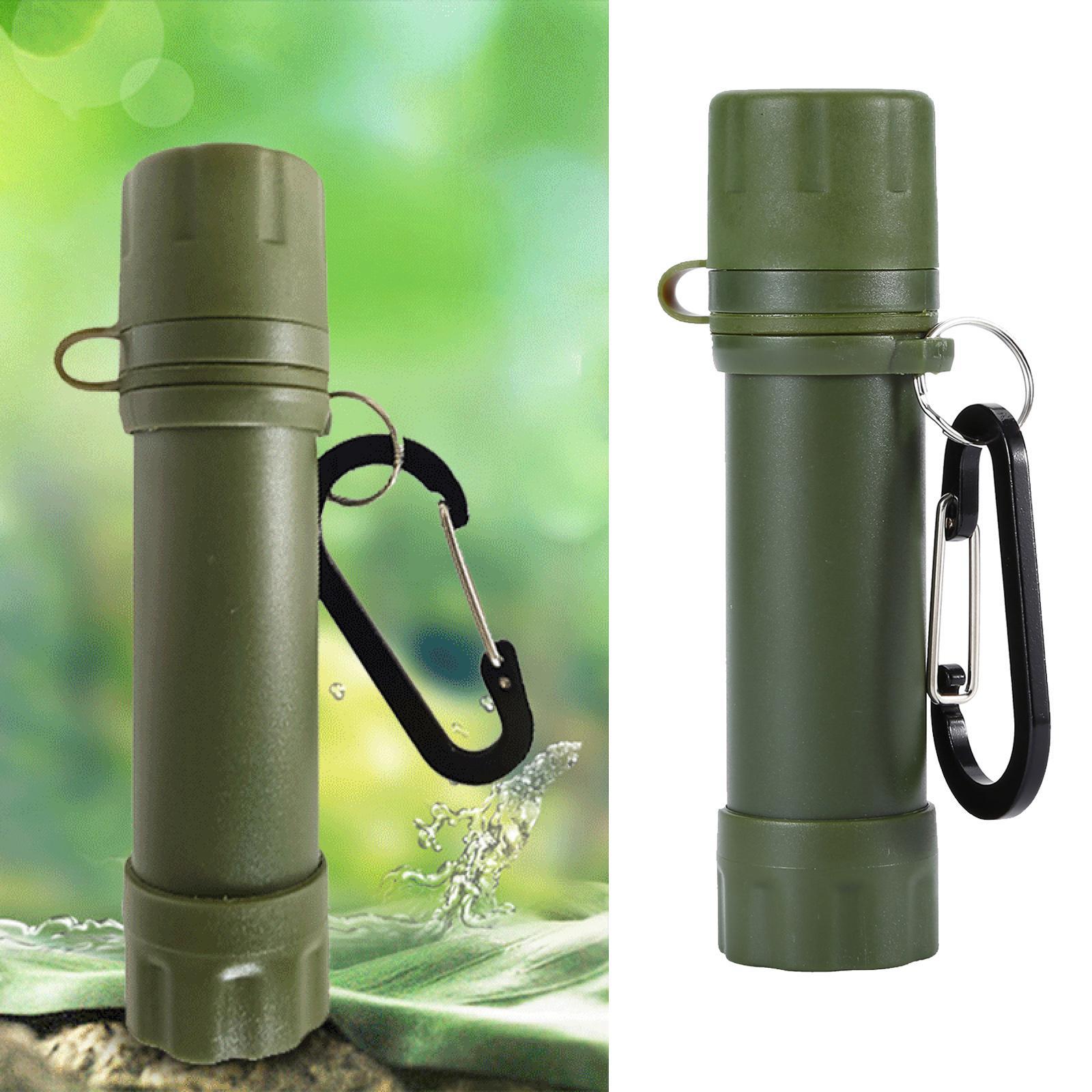 3 Pieces Portable Water Filter Straw Filtration Outdoor Survival Camping
