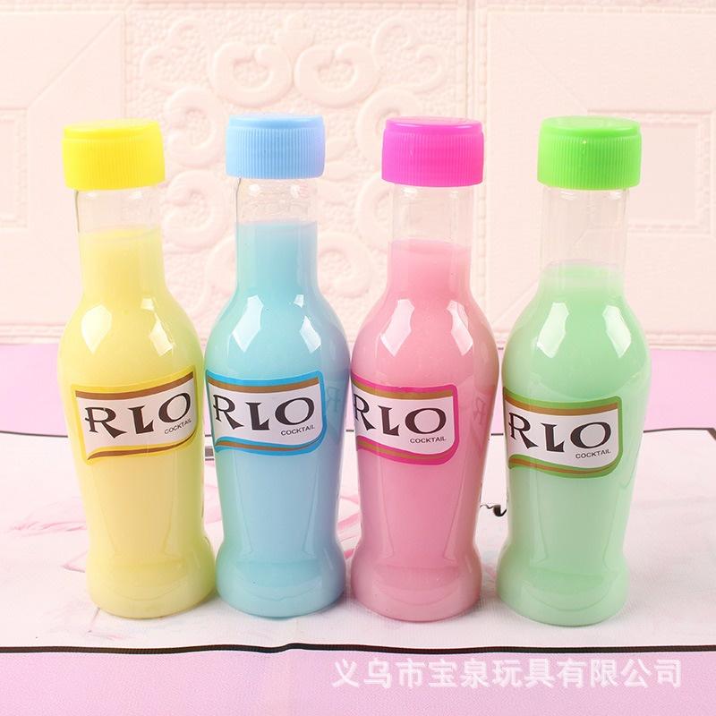 SLIME chai nước ngọt màu sữa 6 màu dạng lỏng Slam thiết kế độc đáo ấn tượng squishy