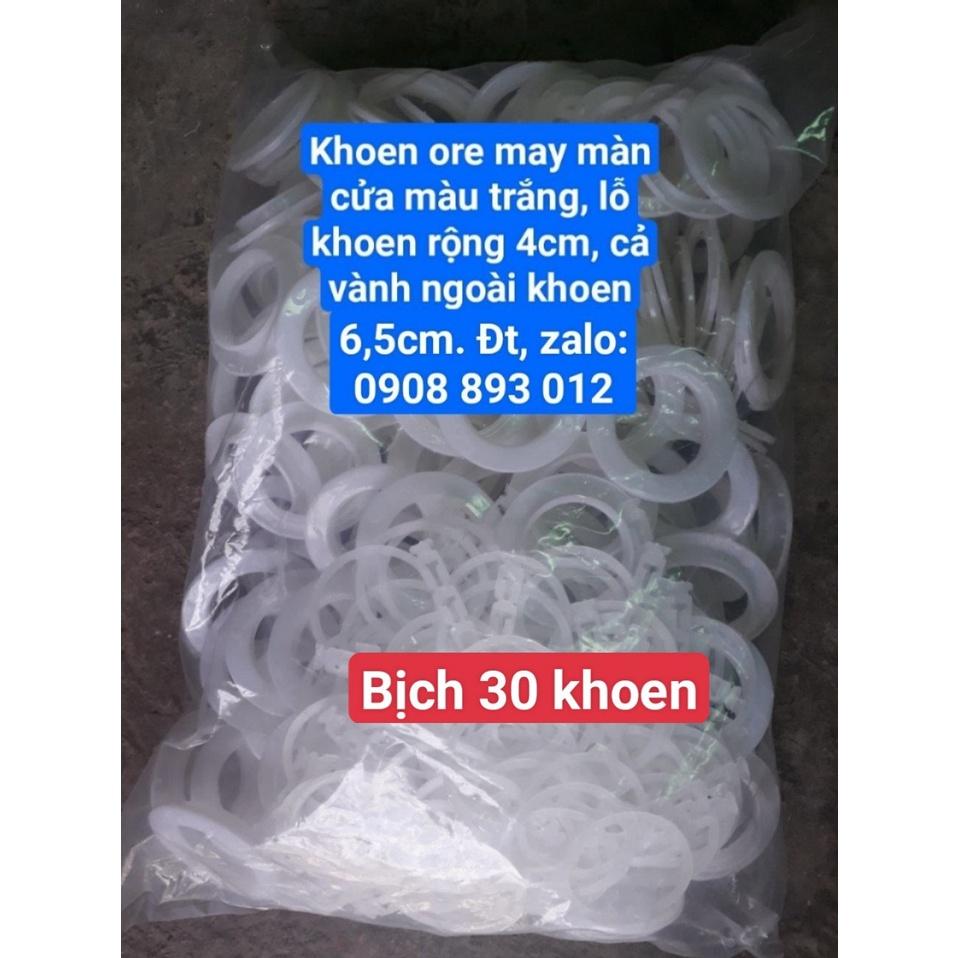 Khoen Ore May Màn Cửa Màu Trắng