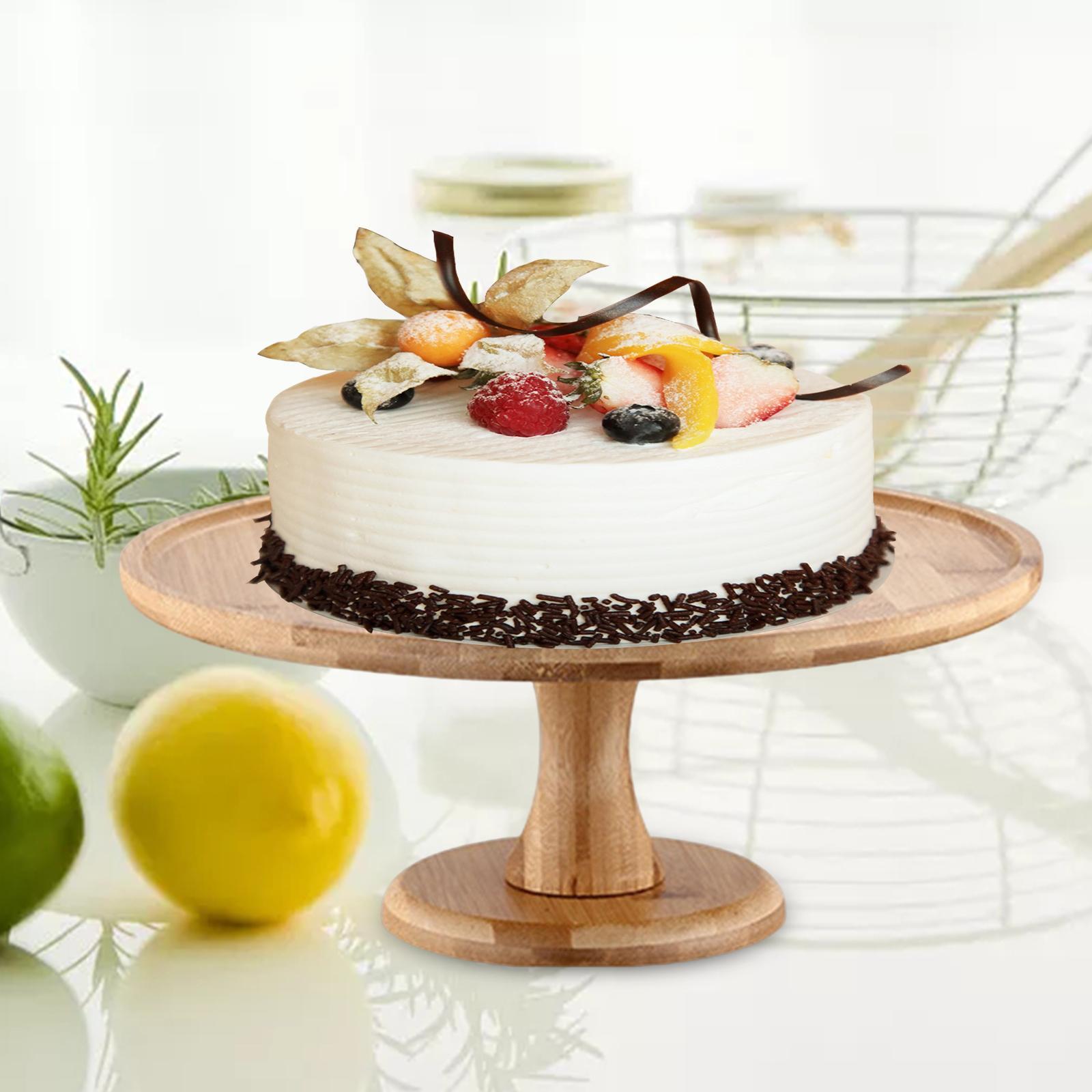 Cake Stand Round Party Wooden Tray Serving Tray for Wedding Party