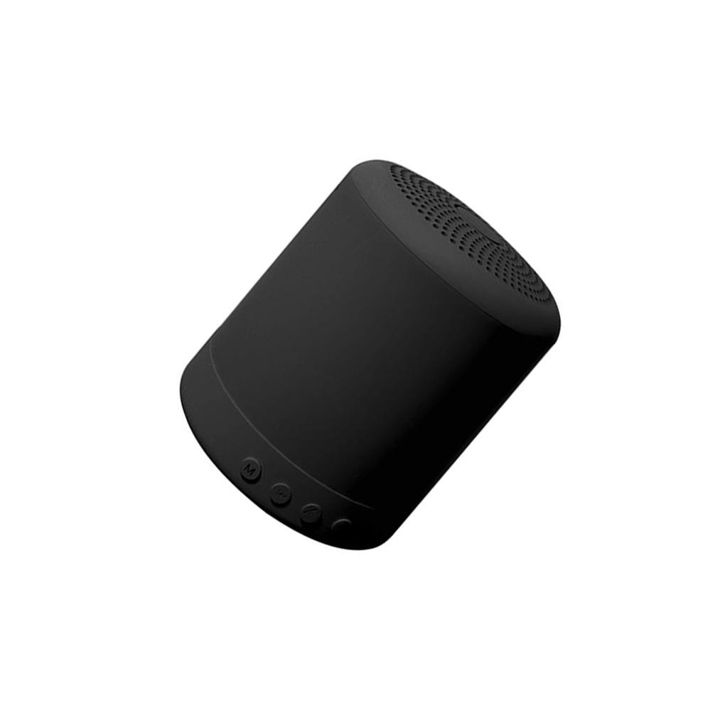 Loa mini không dây di động di động có thể sạc lại thẻ nhớ âm thanh âm thanh âm thanh âm thanh USB của máy nghe nhạc USB Color: Black