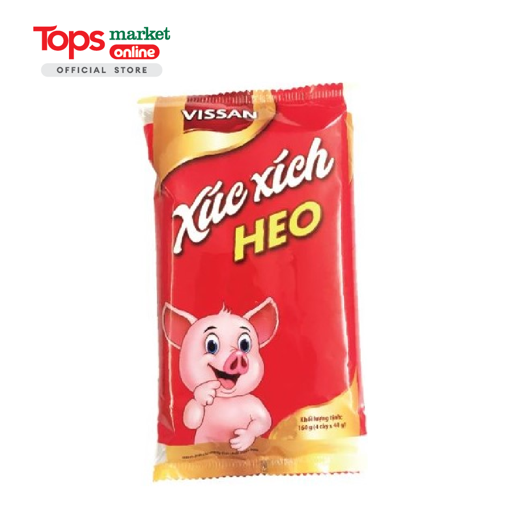 Gói 4 Cây Xúc Xích Heo Tiệt Trùng Vissan 40G