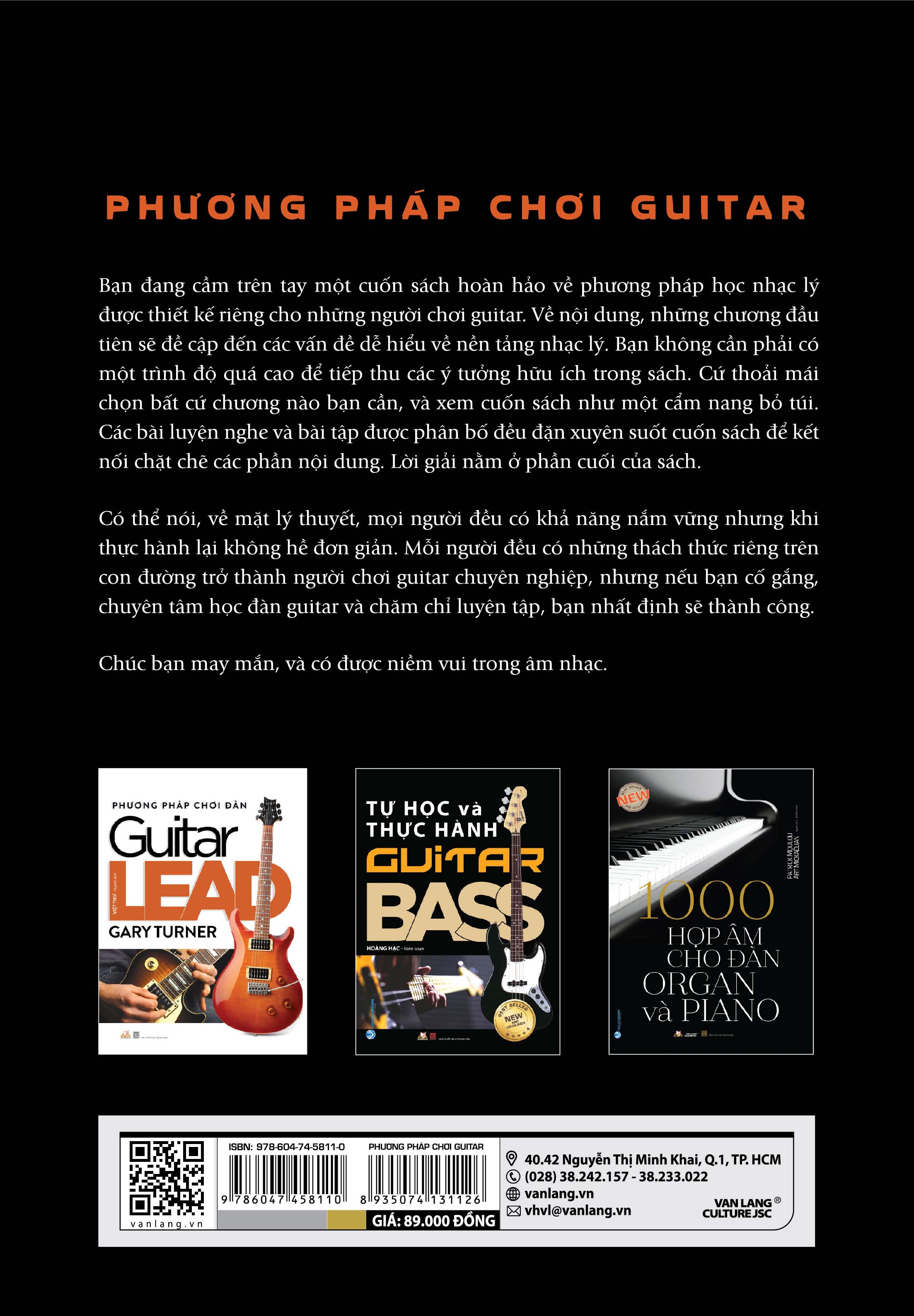Phương Pháp Chơi Guitar (Tái Bản) - Sách Văn Lang