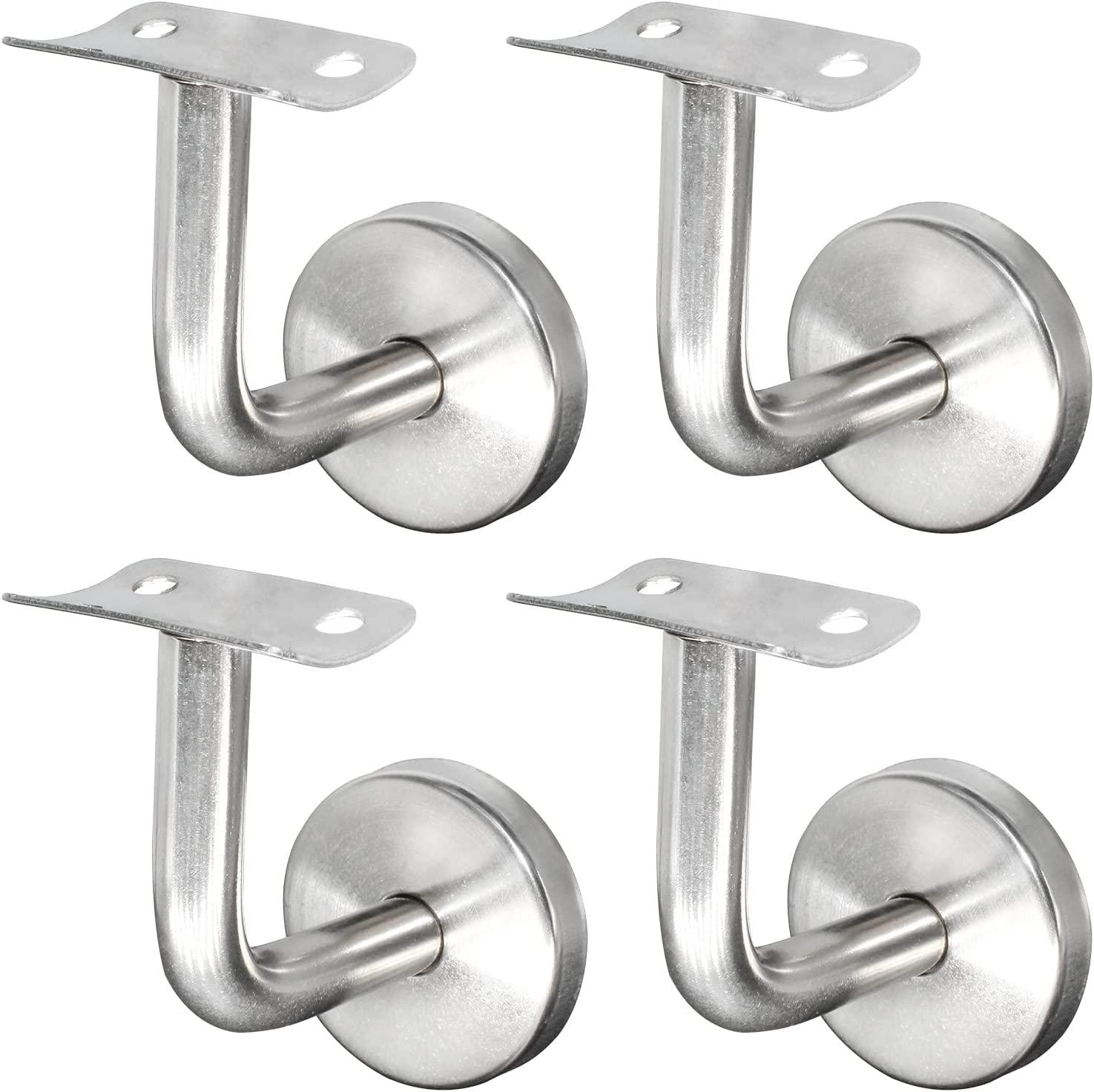 Hỗ trợ xử lý bằng thép không gỉ cho cầu thang Hỗ trợ tường Gỗ bạc