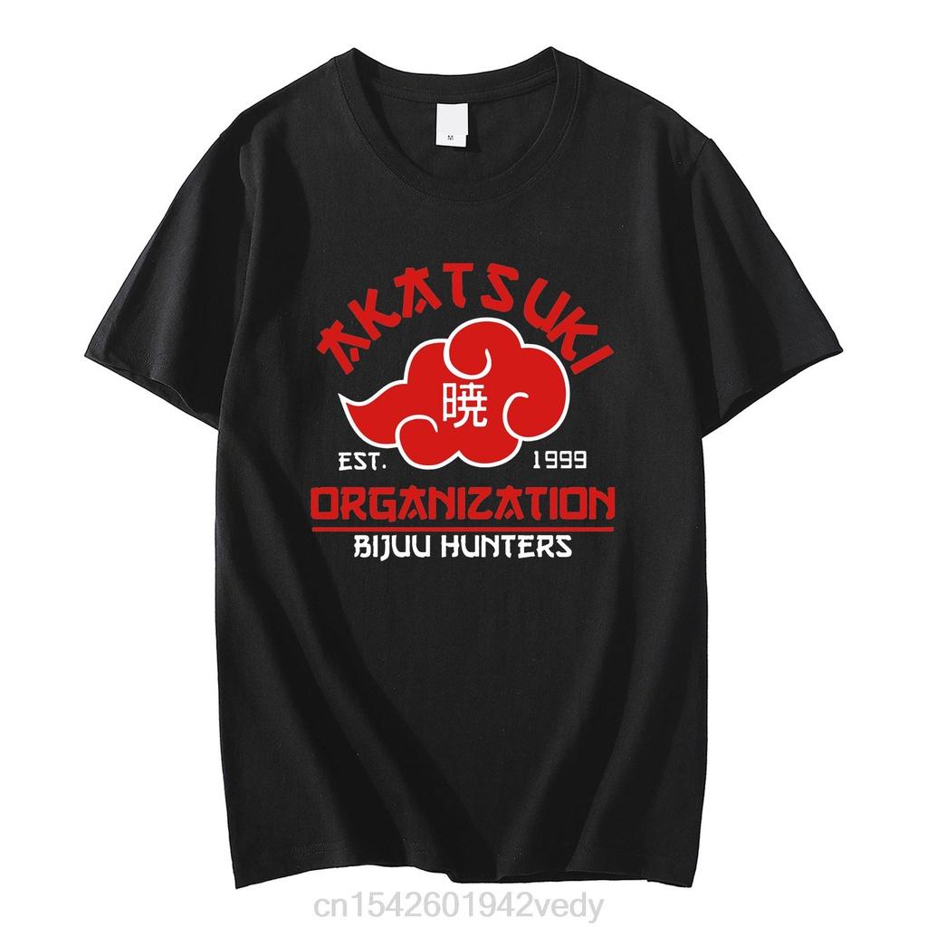 Áo Thun Tay Ngắn Cổ Tròn Anime Naruto Akatsuki Thời Trang Unisex nam nữ độc đẹp giá rẻ