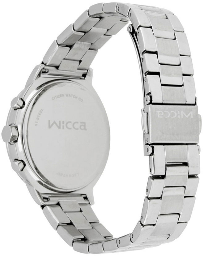 Đồng Hồ Nữ Citizen Wicca Đính Đá Swarovski Dây Thép Không Gỉ BM1-113-11 - Mặt Trắng