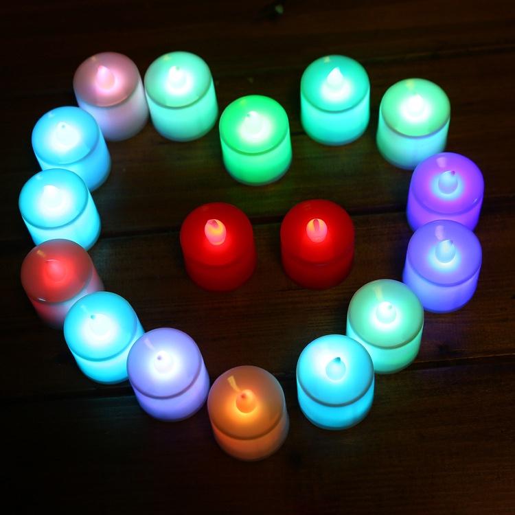 Nến dạng đèn LED nhỏ dùng pin phong cách giáng sinh để trang trí nội thất nhà cửa