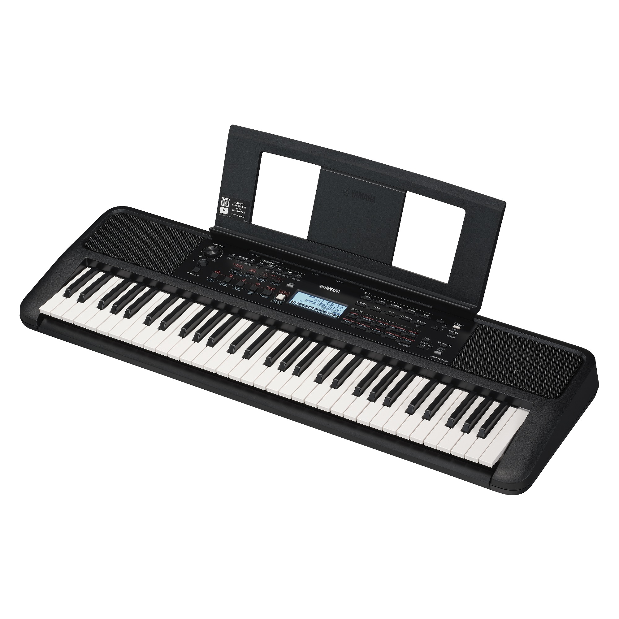 Đàn Organ (Keyboard) điện tử YAMAHA PSR-E383 - Phiên bản tiêu chuẩn dành cho người mới bắt đầu với chức năng tự học, bàn phím cảm ứng lực (Touch response),bảo hành chính hãng 12 tháng