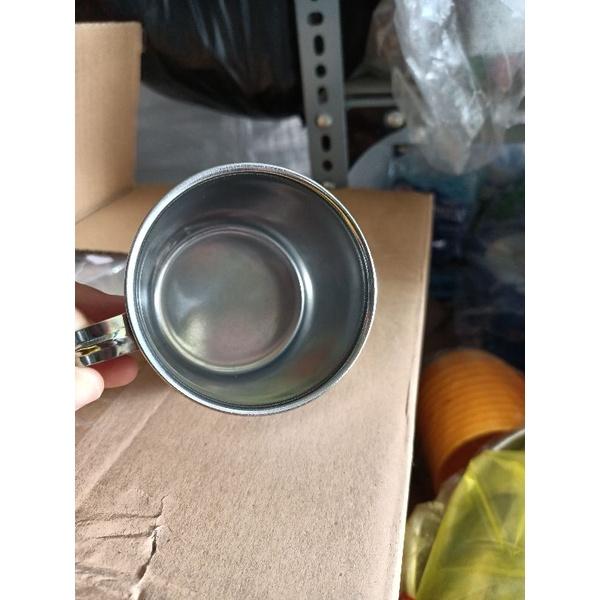 Cốc inox đk 8cm - ca uống nước inox