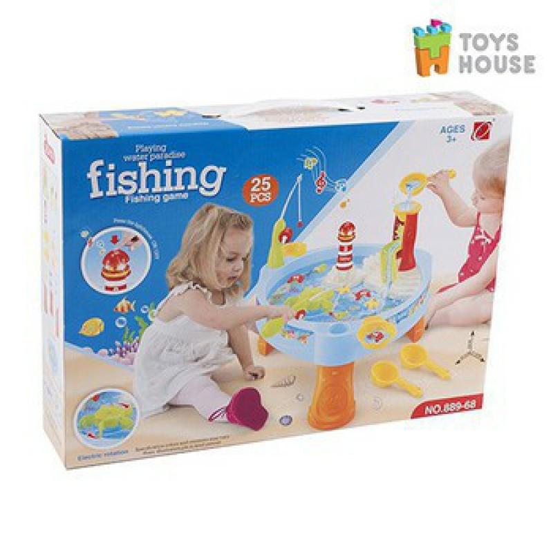 Đồ chơi câu cá cho bé có đèn nhạc Toys House 889-68 Phát triển vận động tinh và tư duy xã hội