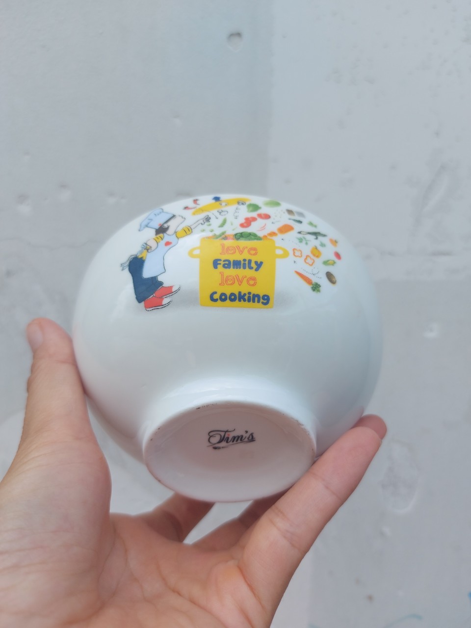 Combo 06 chén cơm sứ cao cấp họa tiết Cooking