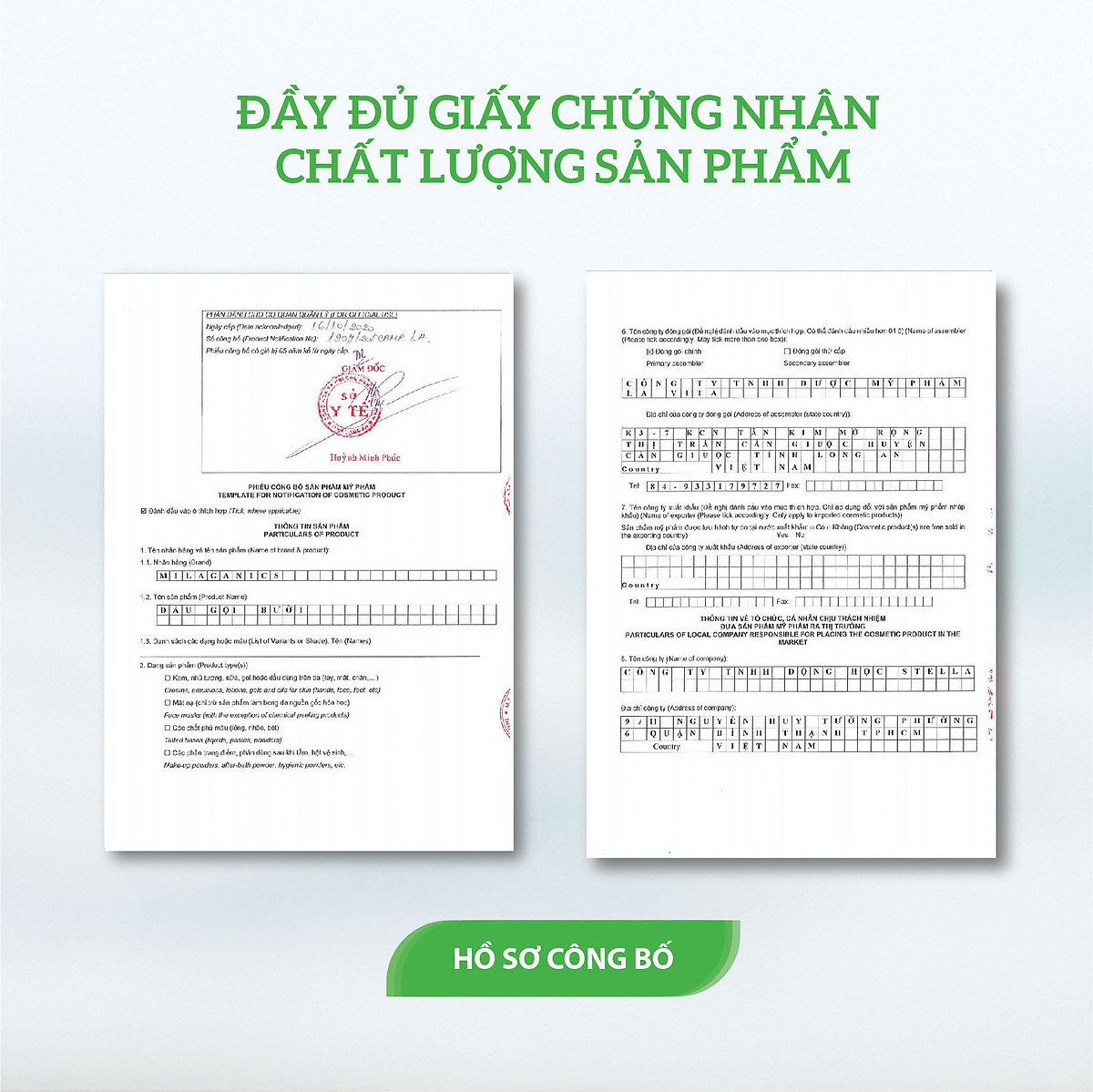 Dầu gội Milaganics Chiết Xuất Từ Tinh Dầu Bưởi Nguyên Chất, Giảm và Ngăn Ngừa Rụng Tóc, Kích Thích Mọc Tóc 280ml/Chai