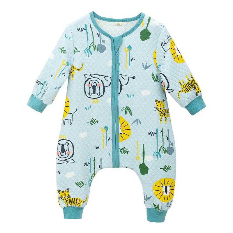 Túi Ngủ Cho Bé Hình Hoạt Hình Infantil Mùa Xuân, Mùa Thu Cho Cotton Cho Bé Giấc Ngủ Bao Trẻ Em Slaapzak Giường Mềm Trẻ Em Bộ Đồ Ngủ Jumpsuit