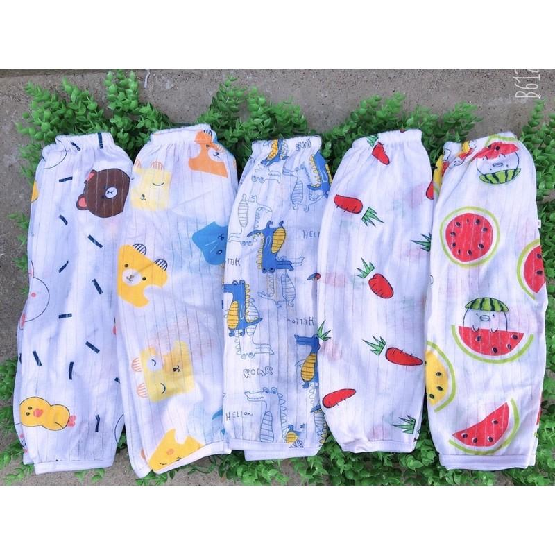 Combo 2 quần dài cotton giấy cho bé trai/ bé gái từ 4-15kg