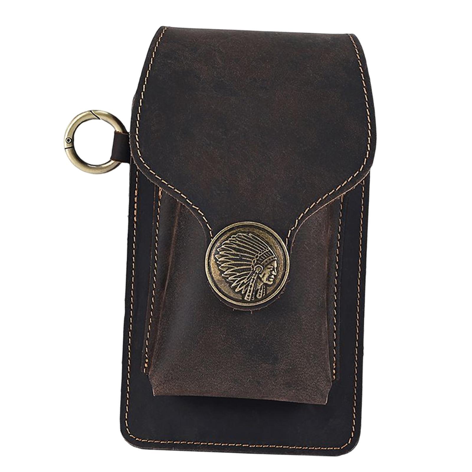 Waist Bag Pouch Carrying Case for Men Belt Loop Phone  for Outdoor Dark