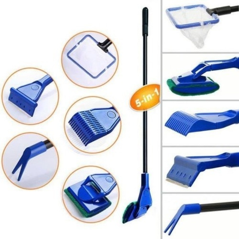 Bộ Dụng Cụ Vệ Sinh Hồ Cá 5in1