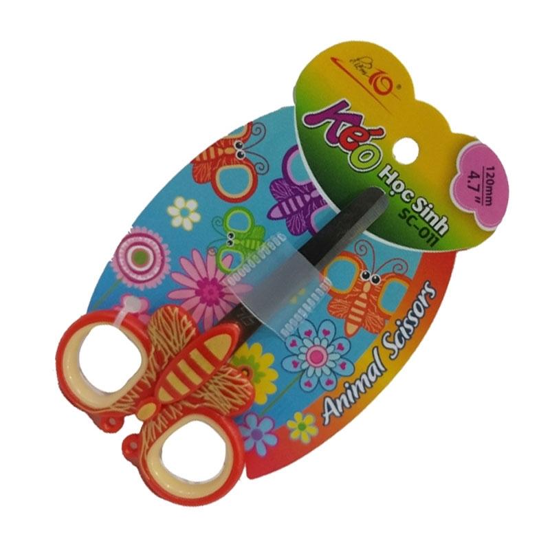 Kéo Học Sinh SC-011 - Màu Đỏ