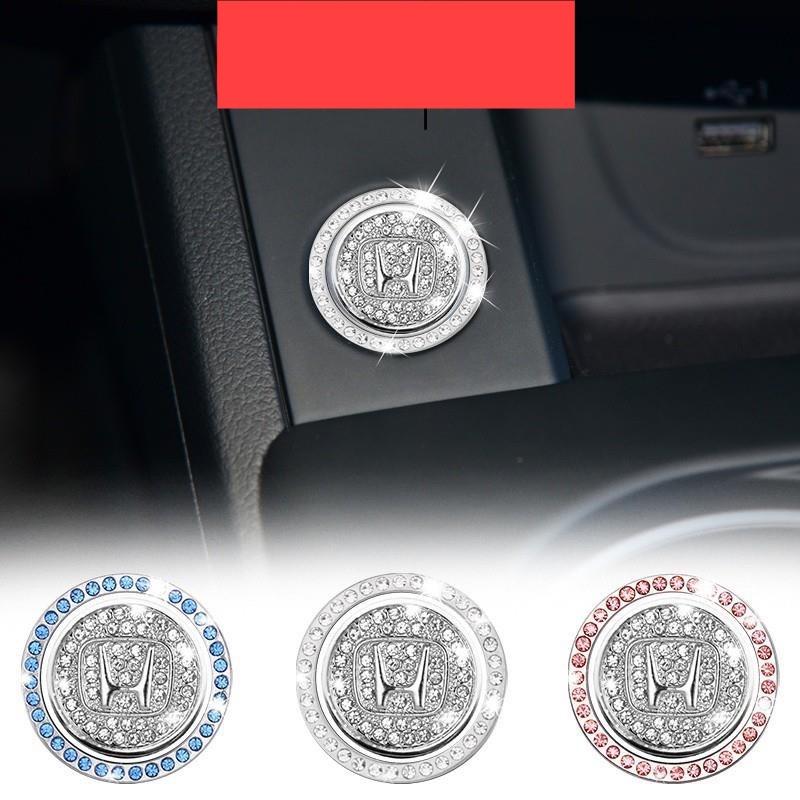 ️FREESHIP TỪ 50K️Vòng Đá-Logo Trang Trí Nút Khởi Động START STOP Của Xe Hơi Bằng Đá Cực Sang Trọng - logo Vinfast