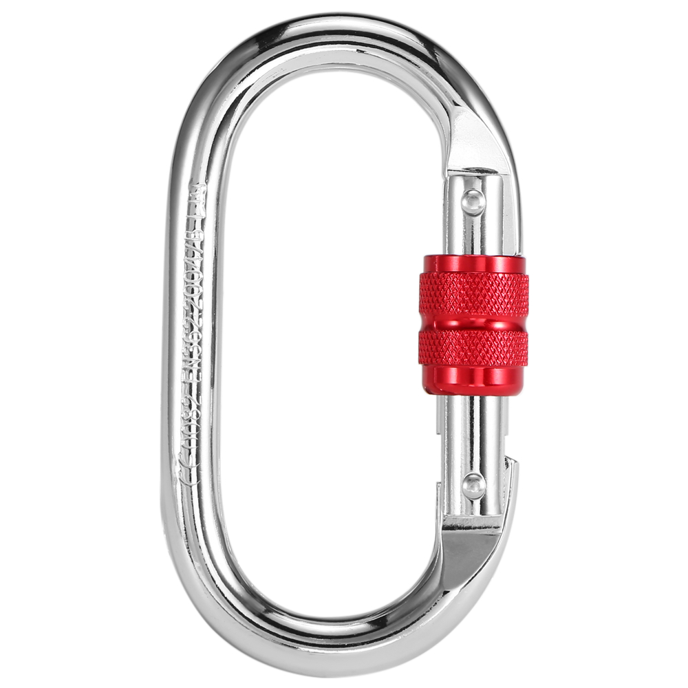 Móc Khóa Carabiner Cổng Khóa Vít Chịu Lực 25KN
