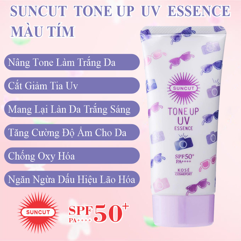 Sữa Chống Nắng Nâng Tone Da Kosé Suncut Tone Up UV ( 80g)